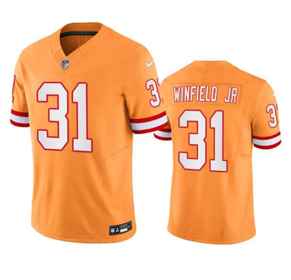 Men's Tampa Bay Buccaneers #31 Antoine Winfield Jr. Orange Throwback Limited Stitched Jersey,We sell and wholesale Men's Tampa Bay Buccaneers #31 Antoine Winfield Jr. Orange Throwback Limited Stitched Jersey on line form chian!